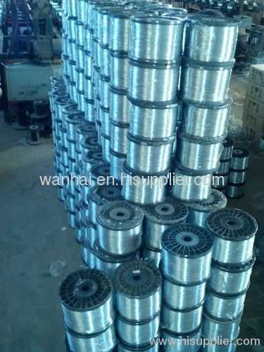 shined electro galvanized spool wire