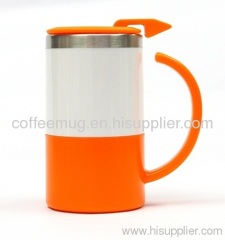 Double wall travel mug