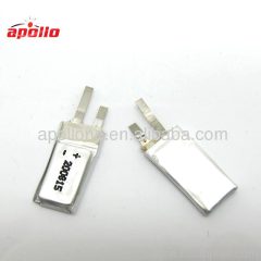 smallest rechargeable li-polymer battery 3.7V with the size 2*8*15mm on sale