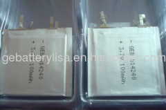 1mm lithium-polymer battery cell 103050 3.7V100mAh