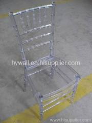 Clear Chiavari chairs, folding chairs