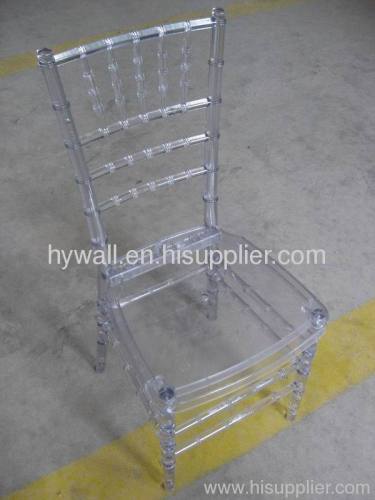 Clear Chiavari chairs, folding chairs