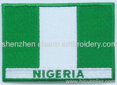Custom embroidery patches Uniform / Military / Security Embroidered Flag Patches