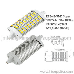 r7s led light 118mm 10w 1000lm super bright