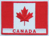 Custom plastic backing twill 100% embroidered Canada flag patches,sew-on,8.0cm*6.0cm, two colors