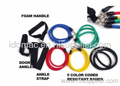 11 sets of simple pulling rope elastic rope drag rope fitness FORCE belt