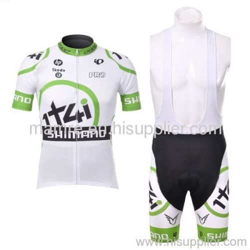 short sleeve cycling jersey and shorts