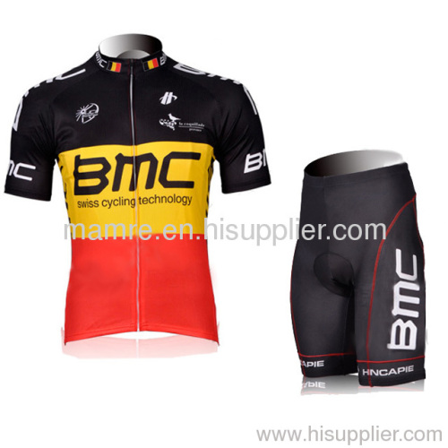 fasion short sleeve cycling jersey and shorts