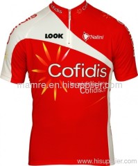 2012 COFIDIS short sleeve cycling jersey