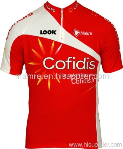 2012 COFIDIS short sleeve cycling jersey