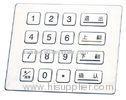 Stainless Steel Keypad atm pin pad