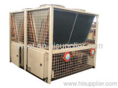 Modular air cooled water chiller and heat pump