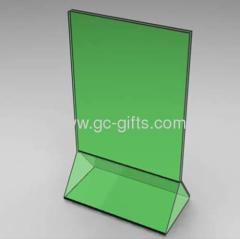 Acrylic restaurant table tents / sign holders