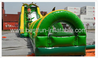 Giant Inflatable Jungle Water Slide