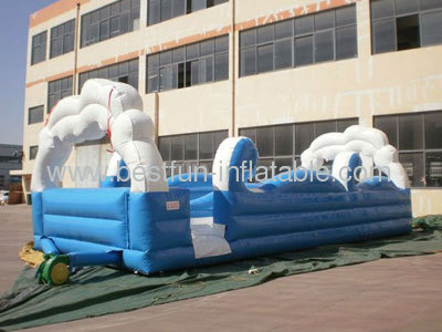 Sea Wave Inflatable Slide