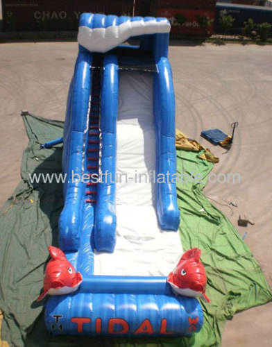 Single Lane Commercial Inflatable Kahuna Slides