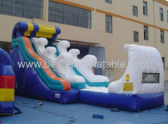 Wavy Inflatable Wet Slide Dry Slide