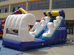 Wavy Inflatable Wet Slide Dry Slide