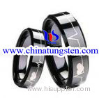 Black Tungsten Wedding Ring