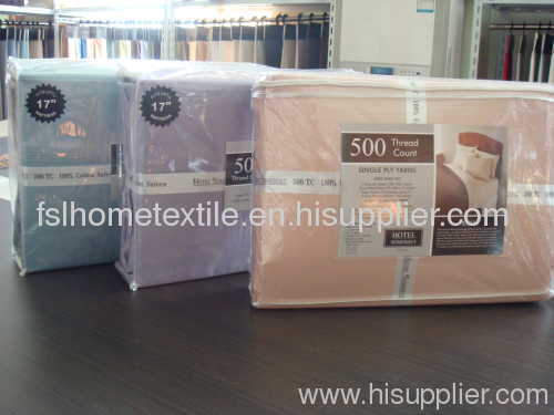 Solid T500 100% Cotton Sheet Set