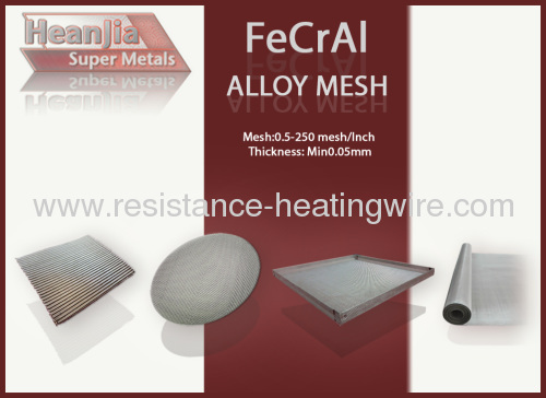 Iron Chromium Aluminum Alloy Wire Mesh