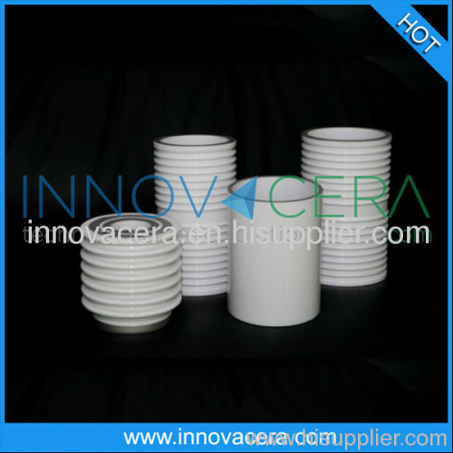 Mo/Mn Metallized Ceramic Tube / Metallized Ceramic Insulator