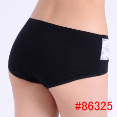 Stretch cotton boyshort women boyleg cotton&spandex lady hispster undergarment