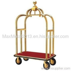 Brass Platform Hand Trolley