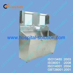 Stainless Steel 304 Hospital Scrub Sink Station Unit