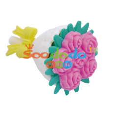 soododod flower shaped erasers