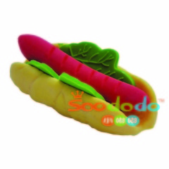 Soododo 3d hot dog shaped erasers