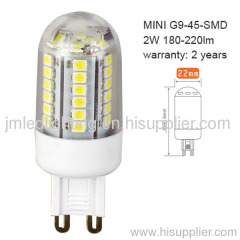 mini g9 led bulb
