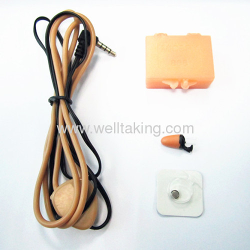 Two way communication Inductive neckloop with mini wireless earpiece