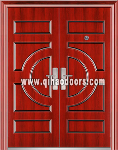 Stainless Steel Double Leaf Entrance Doors