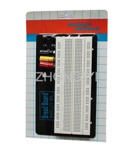 840 points prototype breadboard with metal plate