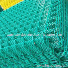 Green PVC Coated Heavy Welded Wire Mesh Panel