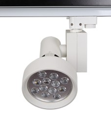 12W Aluminum Die-cast 231mm×150mm×143mm Hosing White Color LED Track Light