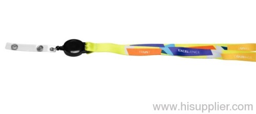 1.2cm wide sublimation printed lanyards