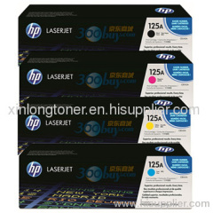 HP 125A original color toner cartridge CB540-543A