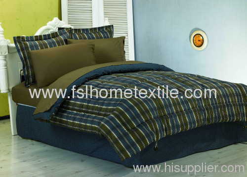 Printed T200 Polycotton 4pcs Bedding Set