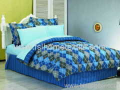 T200 Polycotton 8pcs Comforter Set with Beautiful Printing Designs