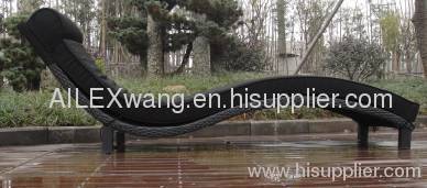 Outdoor Rattan Lounge Bed