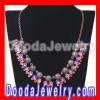 2013 New Arrival Dewdrop Crystal Grey Resin J Crew Bubble Necklace Jewelry Wholesale