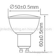 high quanlity low price gu10 led spotlight 5w 460-520lm