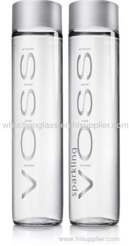 VOSS Water glass bottle With Cap