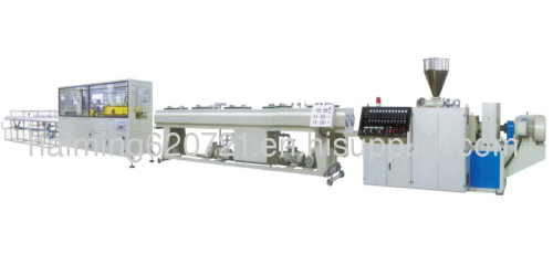 PVC double-pipe extrusion unit