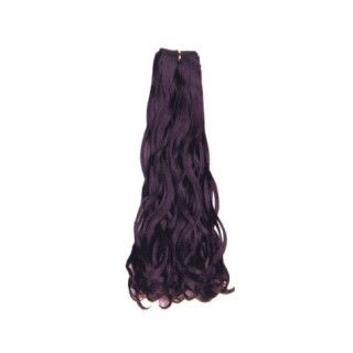 Italy curl 100%human machine made hair weft weave weaving