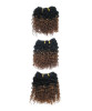 Jerry curl hair weft 3pcs