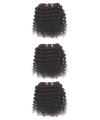 3 pcs set hair weft weave weaving machine made short hair