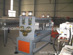 PP hollowness grid sheet machine